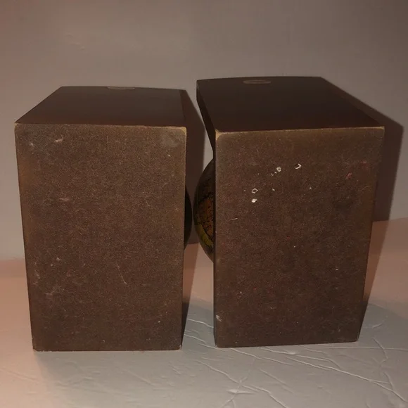 Vintage MCM Rotating Globe Bookends made in Italy - Picture 7 of 10